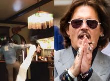 Johnny Depp ubriaco e violento